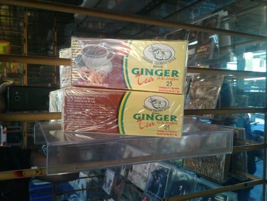 Jamaican Country Style Ginger Tea (25 Tea bags) per box.