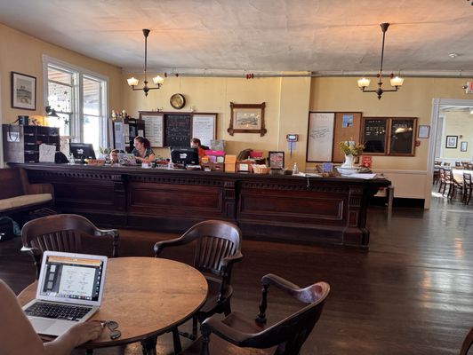 Reception area