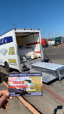 Galaxy Truck Mattress Mobile Box Truck