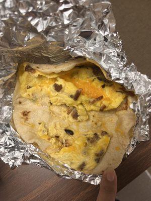 Roach in my breakfast taco