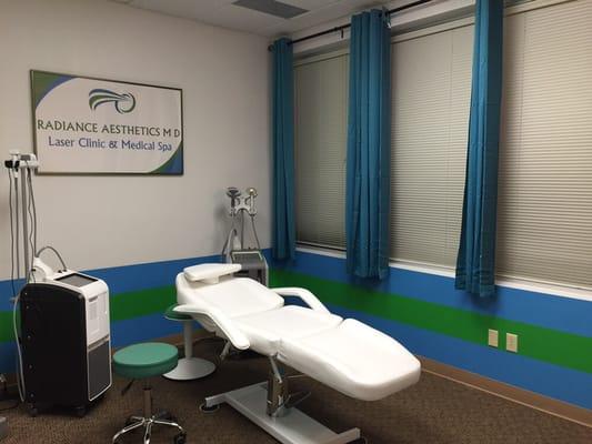 Laser treatment room