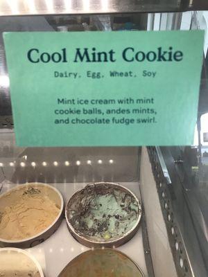 My favorite. Cool Mint Cookie!