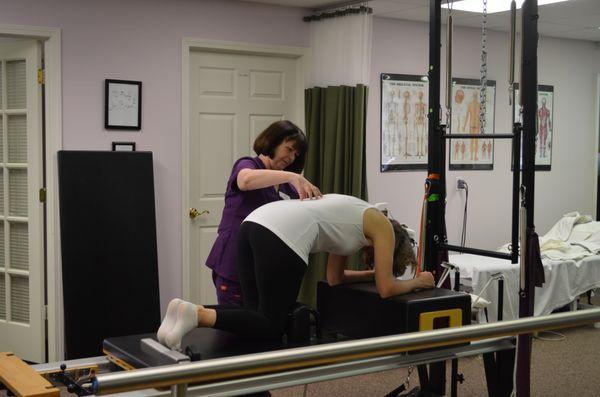 Experienced therapist supervise all exercises to ensure correct posture and positioning.