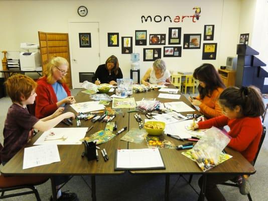 Monart Drawing Class