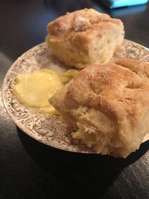 Fried chicken Monday!!! House biscuits n budda