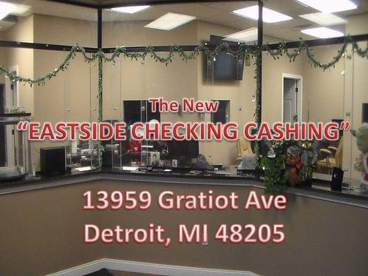 The Originators of Detroit Check Cashing is now on Gratiot Avenue...