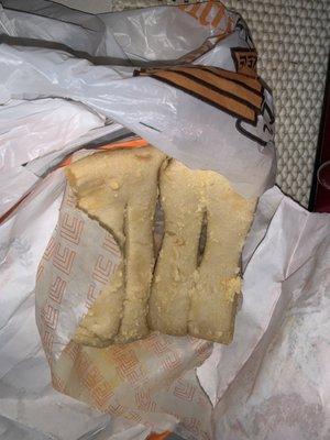 Raw bread stick's