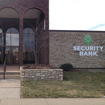 The Security Bank of Kansas City branch at 3201 Strong Ave in Kansas City, KS.