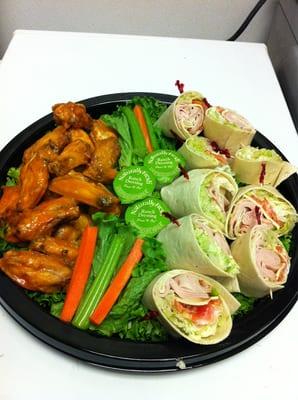 Wrap and Wing Combo Platter