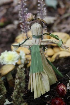 Part of a Fairy House Festival Fairy Garden exhibit.