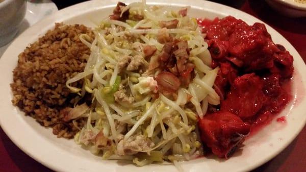 Combination Dinner #2 Fried Rice, Pork Chow Mein, Spare Ribs