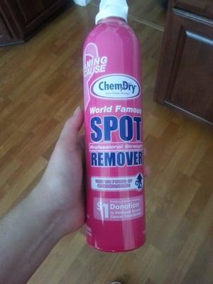 Ooo spot remover!!!  I have twins on the way....this is great!!