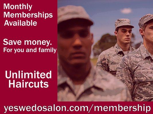 We also offer membership for families, teachers, government workers!