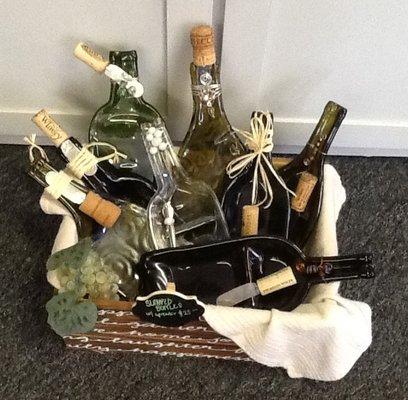 'Slumped' Wine Bottles