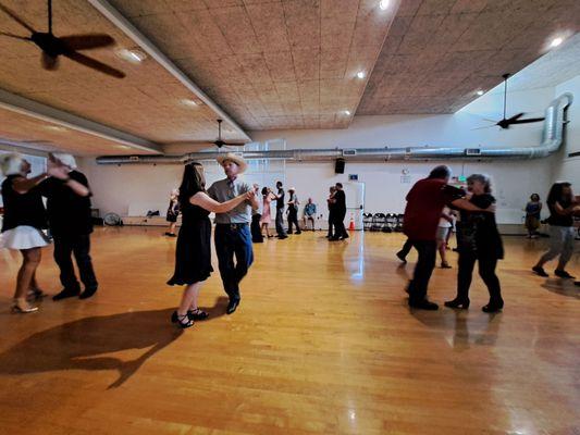 Beautiful wooden dance floor