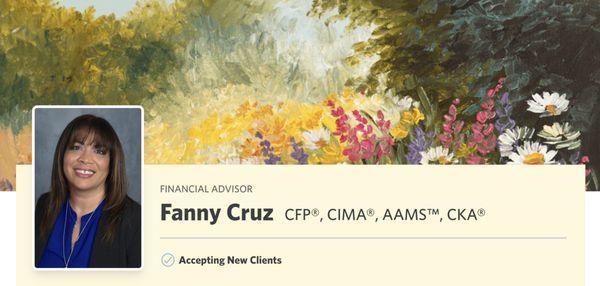 Fanny Cruz over 30 years experience