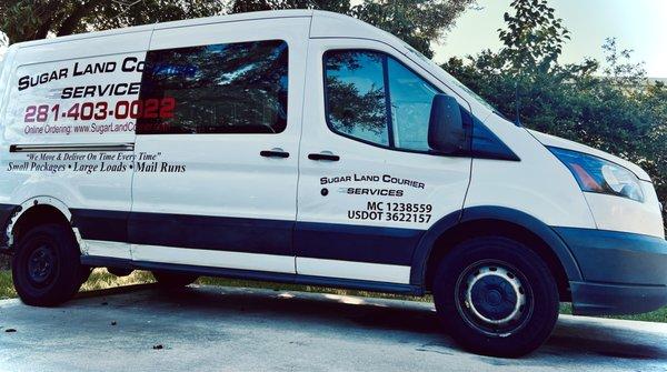 We have sprinter vans that are always ready to move