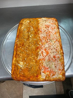 PALERMO AND FRESH TOMATO AND Fresh Tomato & Onion Sicilian Pizza