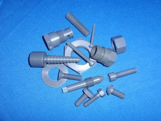 Machined Plastic Fasteners - www.mcmachineinc.com