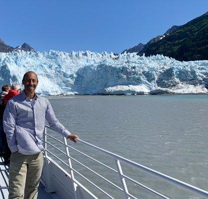 Meares Glacier was a beautiful sight to see.