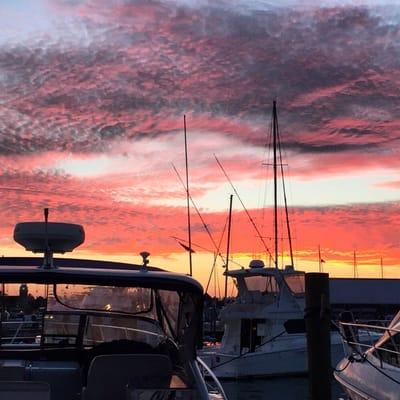 Sunset at Conch Harbor Marina