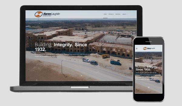 HarenLaughlin Construction website