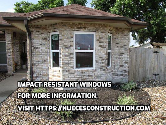 Impact Resistant Windows, for more information, visit https://nuecesconstruction.com