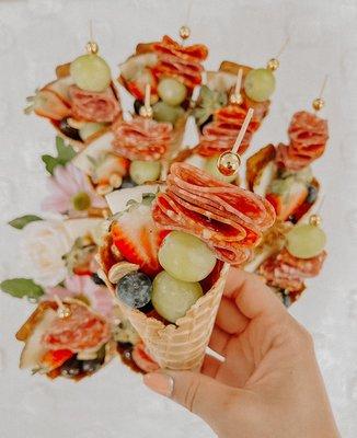 Charcuterie Cones.