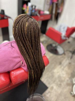 Queenie's box braids