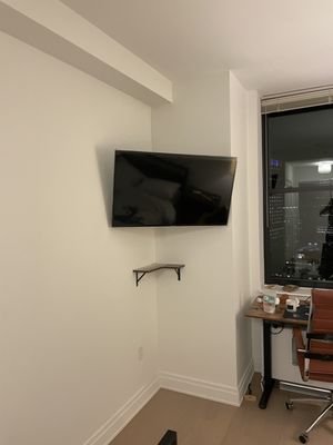 angled tv mounting