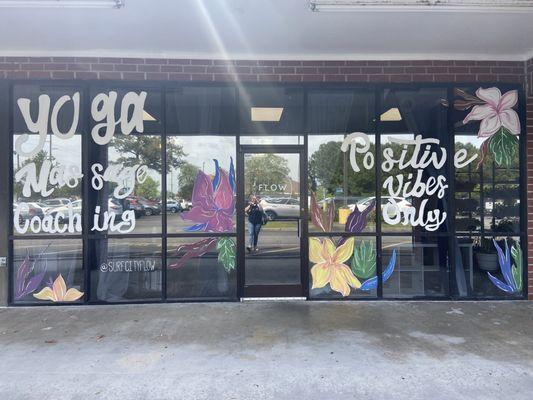 Entrance to Flow, located next to Food Lion in Surf City