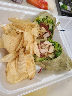 Italian Gourmet Chicken Wrap