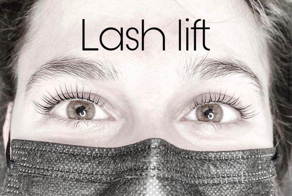 Lash lift and tint