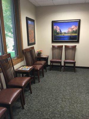 Patient reception area