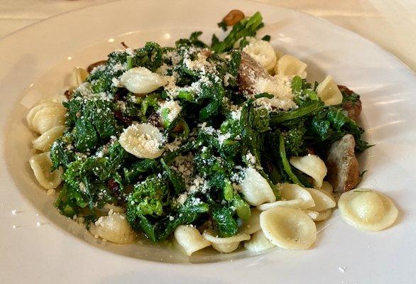 Orecchiette With Sausage & Broccoli Rabe