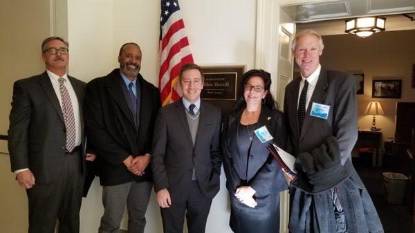 WQA Team in DC @ the office of  Mikie Sherrill Congress NJ  Thomas Stewart Legislative Director