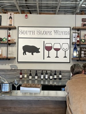 South Slope Wines cute little place