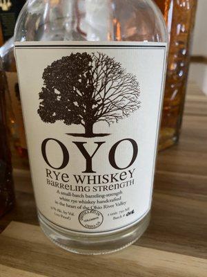 Oyo rye whiskey