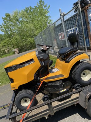 Brand new cub cadet lawn mower delivered to Washington, CT from New Milford Tractor Supply!