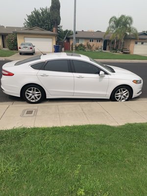 Car post tint