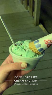 mint oreo ice cream