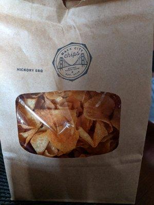 Hickory BBQ chips