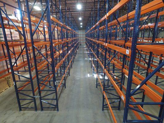 Custom Designed Pallet Rack Storage Systems