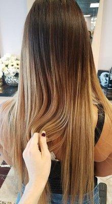 Perfect ombré by Charlotte!