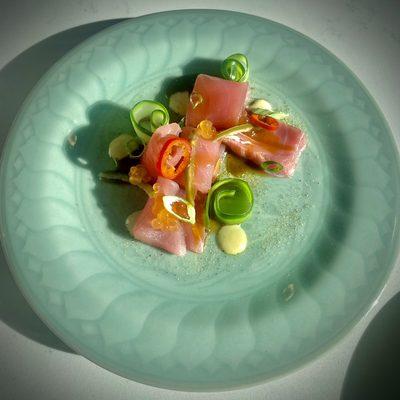 Ahi sashimi