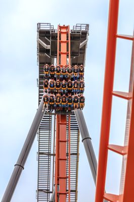 Iron Menace, the Northeast's first dive roller coaster.