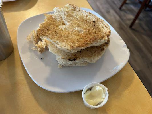 Biscuit with spreadable butter!