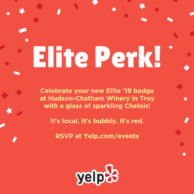 The first Elite Perk for Yelp Albany