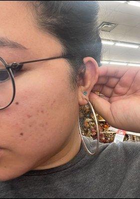 Second Lobe Piercing by Dane