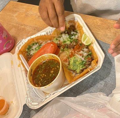 Birria Birria Quesa Taco Platter